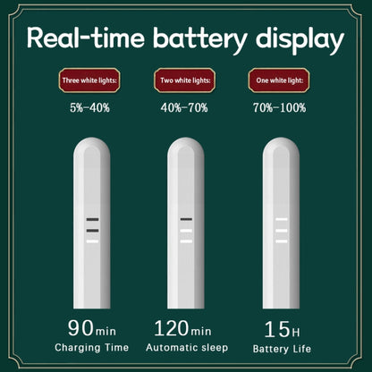 JD12 Anti-mistouch Stylus Pen with Battery Display(White) - Stylus Pen by buy2fix | Online Shopping UK | buy2fix