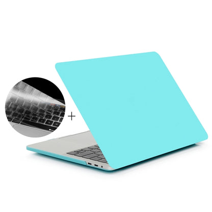 ENKAY Hat-Prince 2 in 1 Frosted Hard Shell Plastic Protective Case + US Version Ultra-thin TPU Keyboard Protector Cover for 2016 New MacBook Pro 13.3 inch with Touchbar (A1706)(Baby Blue) - MacBook Pro Cases by ENKAY | Online Shopping UK | buy2fix