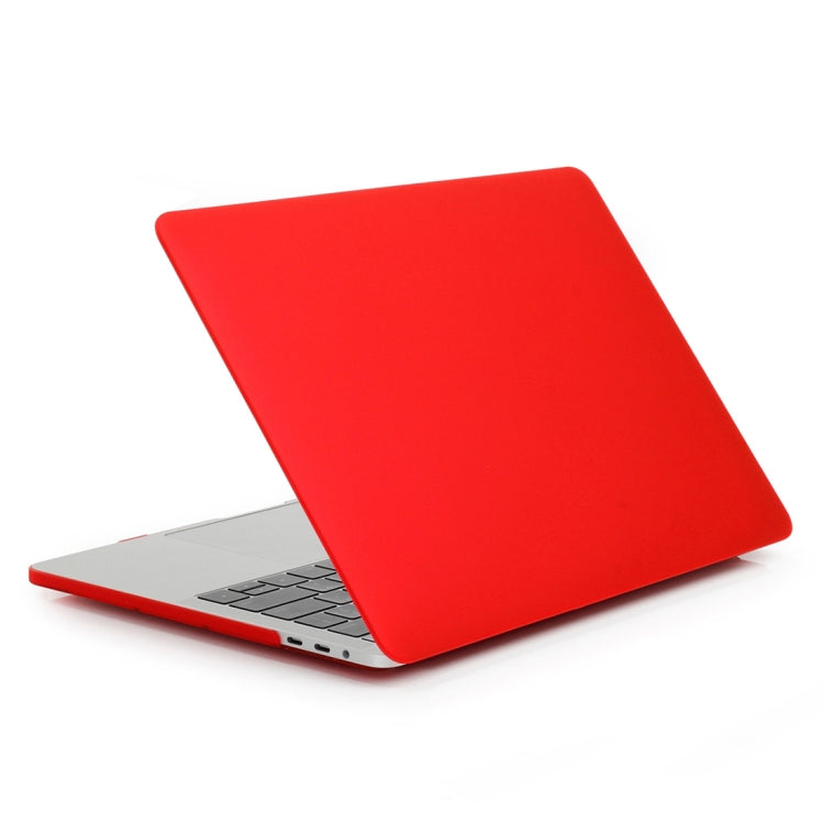 ENKAY Hat-Prince 2 in 1 Frosted Hard Shell Plastic Protective Case + US Version Ultra-thin TPU Keyboard Protector Cover for 2016 New MacBook Pro 13.3 inch without Touchbar (A1708)(Red) - MacBook Pro Cases by ENKAY | Online Shopping UK | buy2fix