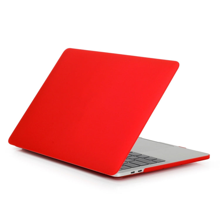 ENKAY Hat-Prince 2 in 1 Frosted Hard Shell Plastic Protective Case + US Version Ultra-thin TPU Keyboard Protector Cover for 2016 New MacBook Pro 13.3 inch without Touchbar (A1708)(Red) - MacBook Pro Cases by ENKAY | Online Shopping UK | buy2fix