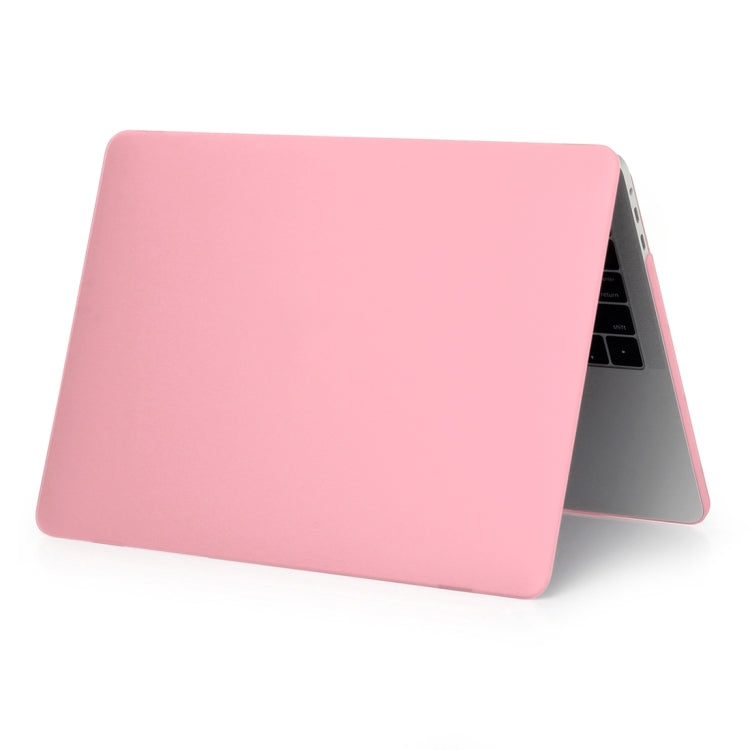 ENKAY Hat-Prince 2 in 1 Frosted Hard Shell Plastic Protective Case + US Version Ultra-thin TPU Keyboard Protector Cover for 2016 New MacBook Pro 15.4 inch with Touchbar (A1707)(Pink) - MacBook Pro Cases by ENKAY | Online Shopping UK | buy2fix