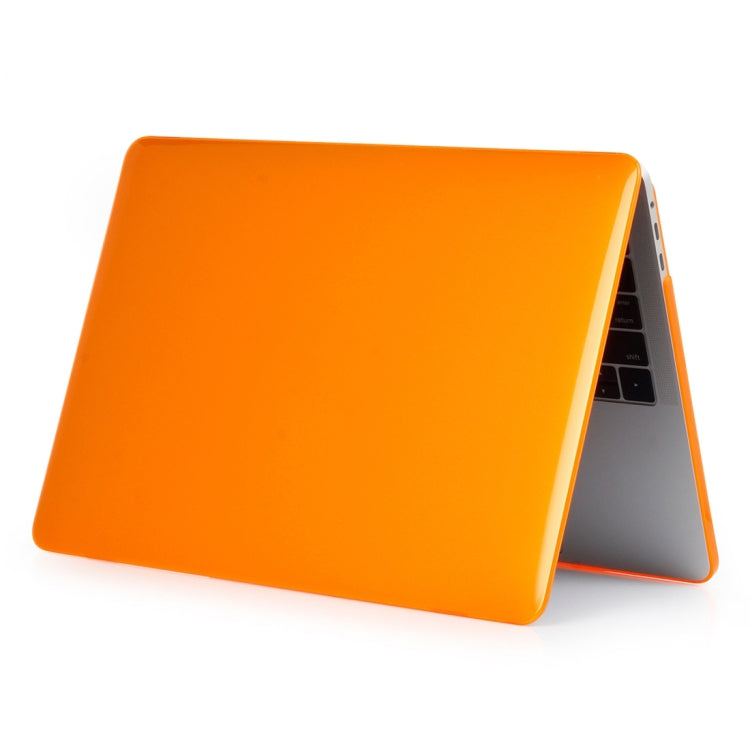 ENKAY Hat-Prince 2 in 1 Crystal Hard Shell Plastic Protective Case + US Version Ultra-thin TPU Keyboard Protector Cover for 2016 New MacBook Pro 13.3 inch without Touchbar (A1708)(Orange) - MacBook Pro Cases by ENKAY | Online Shopping UK | buy2fix