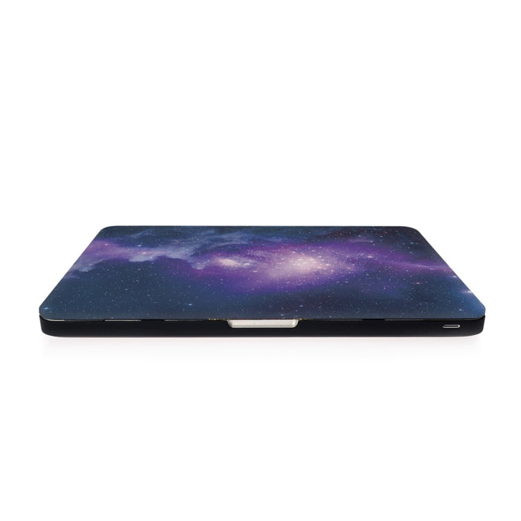 For Macbook Pro 13.3 inch Starry Sky Patterns Apple Laptop Water Decals PC Protective Case(Blue) - MacBook Pro Cases by buy2fix | Online Shopping UK | buy2fix