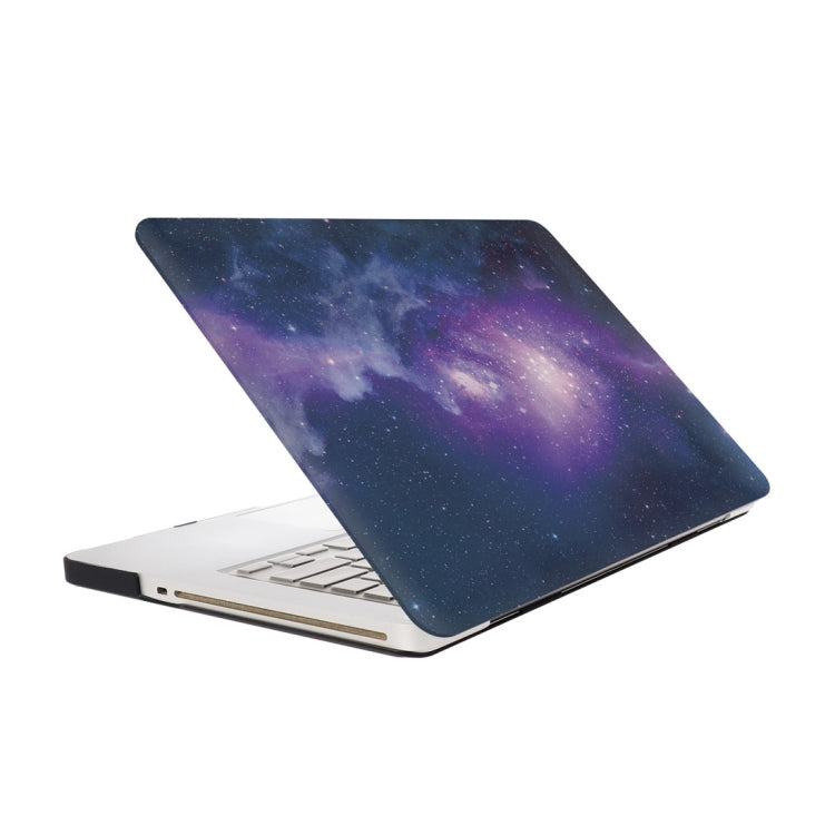 For Macbook Pro 13.3 inch Starry Sky Patterns Apple Laptop Water Decals PC Protective Case(Blue) - MacBook Pro Cases by buy2fix | Online Shopping UK | buy2fix