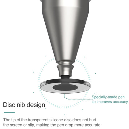 WIWU Pencil One Universal Tablet PC Disc Nib Passive Capacitive Pen Stylus with Ballpoint Nib & Magnetic Cap, Compatible with IOS & Android System Devices - Stylus Pen by WIWU | Online Shopping UK | buy2fix