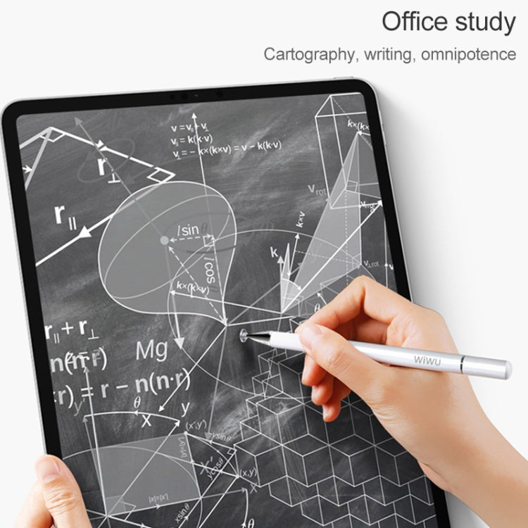 WIWU Pencil One Universal Tablet PC Disc Nib Passive Capacitive Pen Stylus with Ballpoint Nib & Magnetic Cap, Compatible with IOS & Android System Devices - Stylus Pen by WIWU | Online Shopping UK | buy2fix