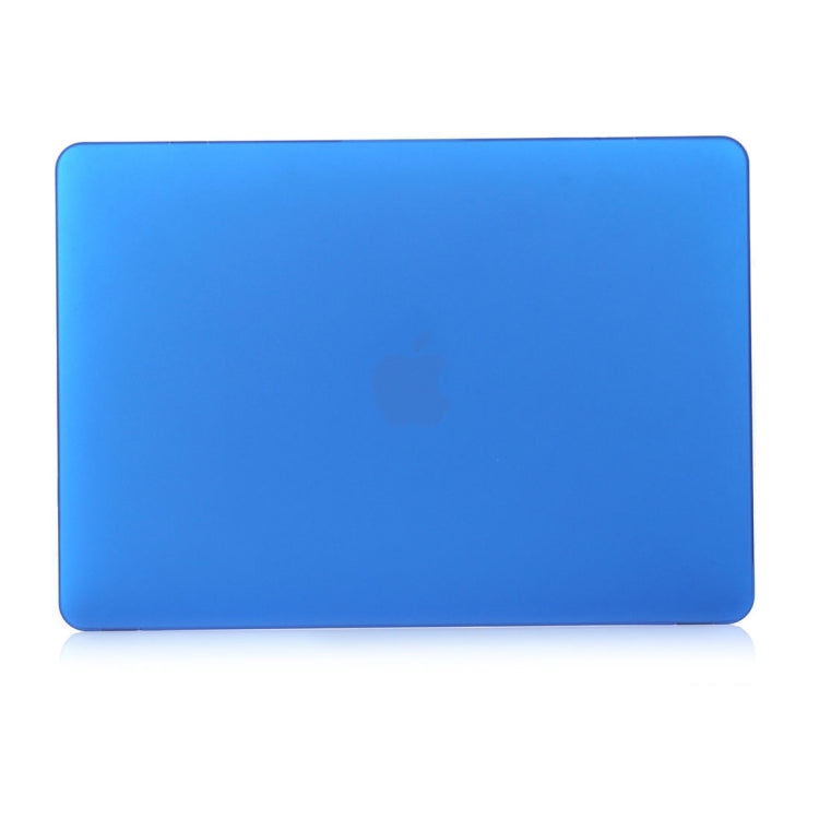 ENKAY Hat-Prince 2 in 1 Frosted Hard Shell Plastic Protective Case + Europe Version Ultra-thin TPU Keyboard Protector Cover for 2016 MacBook Pro 13.3 Inch without Touch Bar (A1708) (Dark Blue) - MacBook Pro Cases by ENKAY | Online Shopping UK | buy2fix