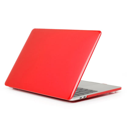 ENKAY Hat-Prince 2 in 1 Crystal Hard Shell Plastic Protective Case + Europe Version Ultra-thin TPU Keyboard Protector Cover for 2016 MacBook Pro 13.3 Inch with Touch Bar (A1706) (Red) - MacBook Pro Cases by ENKAY | Online Shopping UK | buy2fix