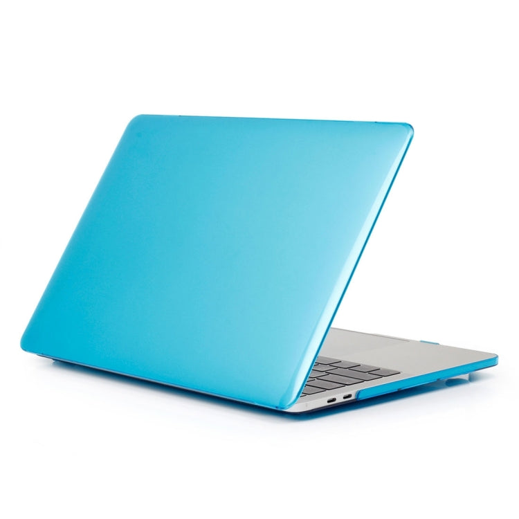 ENKAY Hat-Prince 2 in 1 Crystal Hard Shell Plastic Protective Case + Europe Version Ultra-thin TPU Keyboard Protector Cover for 2016 MacBook Pro 13.3 Inch without Touch Bar (A1708) (Baby Blue) - MacBook Pro Cases by ENKAY | Online Shopping UK | buy2fix