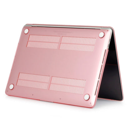 ENKAY Hat-Prince 2 in 1 Crystal Hard Shell Plastic Protective Case + Europe Version Ultra-thin TPU Keyboard Protector Cover for 2016 MacBook Pro 15.4 Inch with Touch Bar (A1707) (Pink) - MacBook Pro Cases by ENKAY | Online Shopping UK | buy2fix