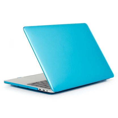 ENKAY Hat-Prince 2 in 1 Crystal Hard Shell Plastic Protective Case + Europe Version Ultra-thin TPU Keyboard Protector Cover for 2016 MacBook Pro 15.4 Inch with Touch Bar (A1707) (Baby Blue) - MacBook Pro Cases by ENKAY | Online Shopping UK | buy2fix