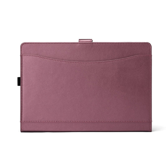 For Microsoft Surface Pro 7 / 7+ Microfiber Lambskin Texture Magnetic Horizontal Flip Leather Case with Pen Slot & Holder (Red) - Others by buy2fix | Online Shopping UK | buy2fix