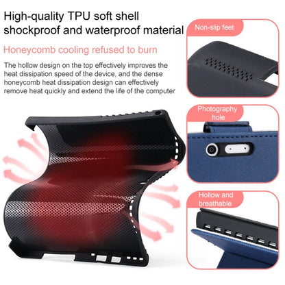 For Microsoft Surface Pro 7 / 7+ Microfiber Lambskin Texture Magnetic Horizontal Flip Leather Case with Pen Slot & Holder (Red) - Others by buy2fix | Online Shopping UK | buy2fix