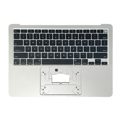 For Macbook Air 13 2020 M1 A2337 EMC3598 C-side Cover + US Edition Key Board (Silver) - Bottom Cover by buy2fix | Online Shopping UK | buy2fix