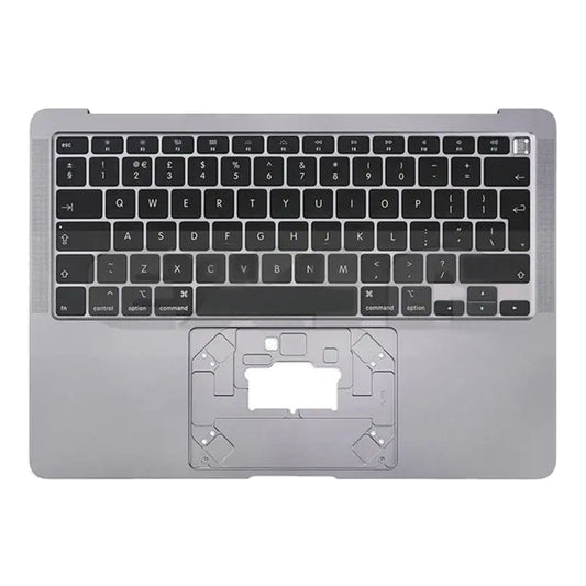 For Macbook Air 13 A2179 2020 C-side Cover + UK Edition Key Board(Black) by buy2fix
