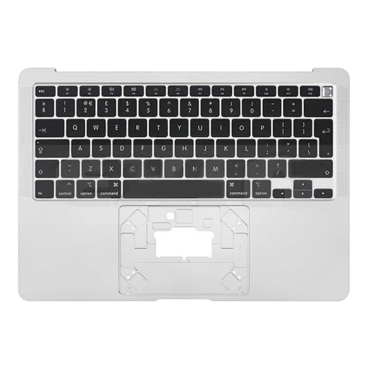 For Macbook Air 13 A2179 2020 C-side Cover + UK Edition Key Board(Silver) by buy2fix