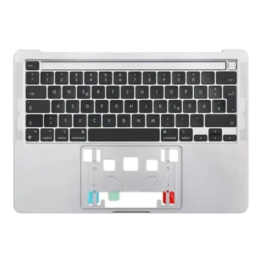 For Macbook Pro 13 inch 2021 A2338 C-side Cover + UK Edition Key Board (Silver) by buy2fix