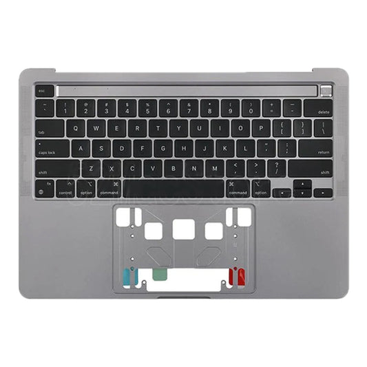 For Macbook Pro 13 inch 2021 A2338 C-side Cover + US Edition Key Board (Grey) by buy2fix