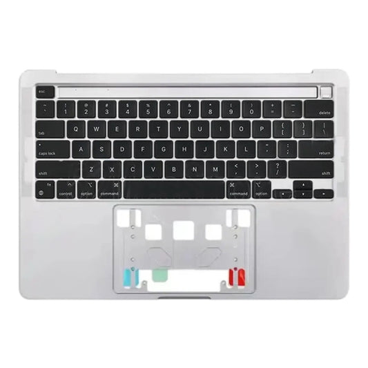 For Macbook Pro 13 inch 2021 A2338 C-side Cover + US Edition Key Board (Silver) by buy2fix