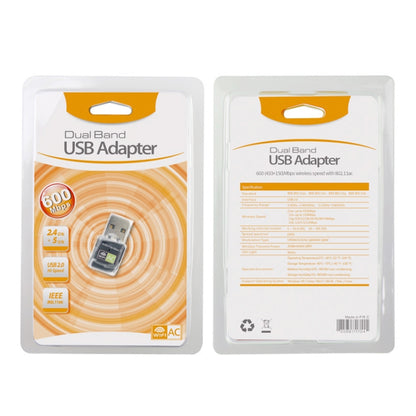 600Mbps AC Dual Band USB WIFI Adapter by buy2fix