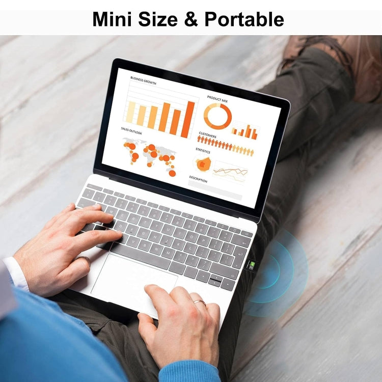 600Mbps AC Dual Band USB WIFI Adapter by buy2fix