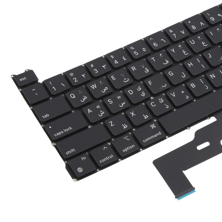 For MacBook Pro Retina 13 inch M1 A2338 Small Enter Arabic Version Keyboard - Replacement Keyboards by buy2fix | Online Shopping UK | buy2fix