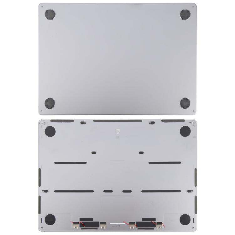 For MacBook Air 13.6 inch A3113 2024 EMC8611 Computer Case Bottom Cover (Grey) - Bottom Cover by buy2fix | Online Shopping UK | buy2fix