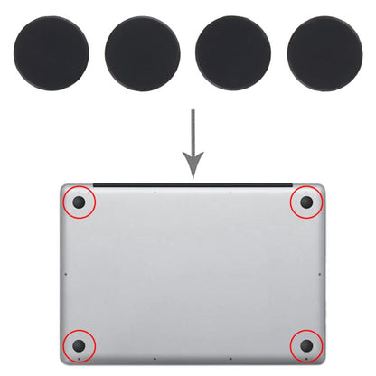 For MacBook Air M4 15 inch A3241 4 in 1 Bottom Case Rubber Mats - Rubber Mats by buy2fix | Online Shopping UK | buy2fix