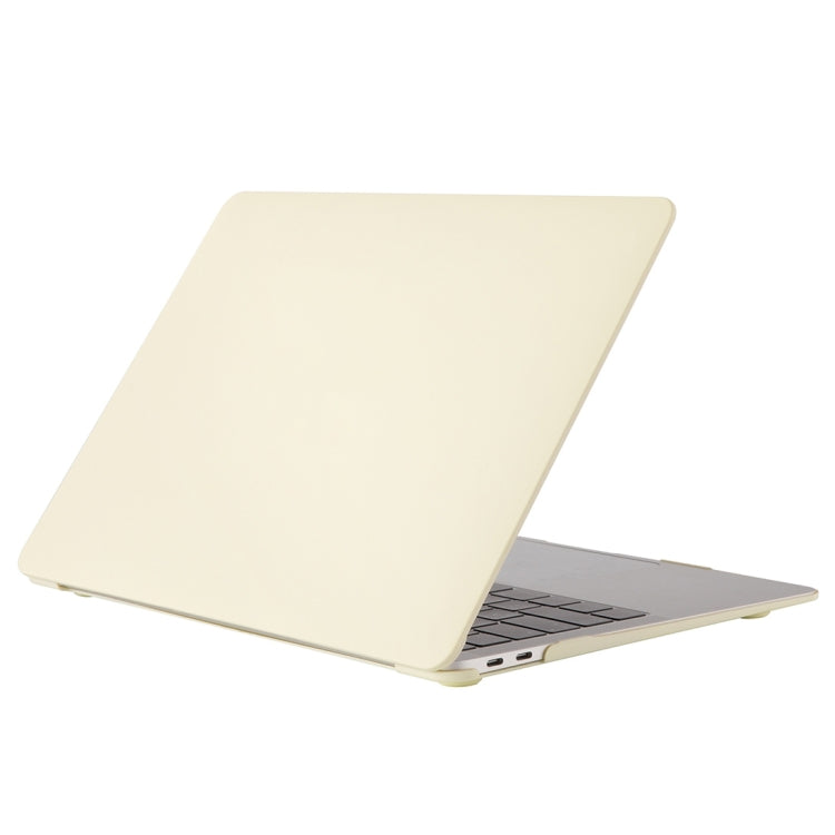 Cream Style Laptop Plastic Protective Case for MacBook Pro 15.4 inch (2019)(Yellow) - MacBook Pro Cases by buy2fix | Online Shopping UK | buy2fix