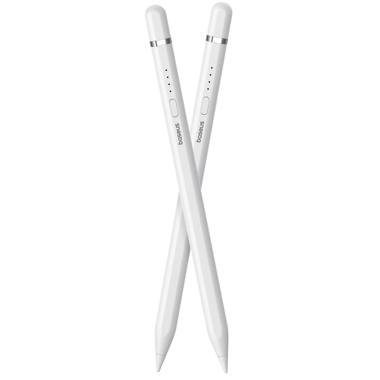 Baseus Smooth Writing 2 Series Direct Plug-in Capacitive Writing Stylus 8 Pin Active Version (White) - Stylus Pen by Baseus | Online Shopping UK | buy2fix