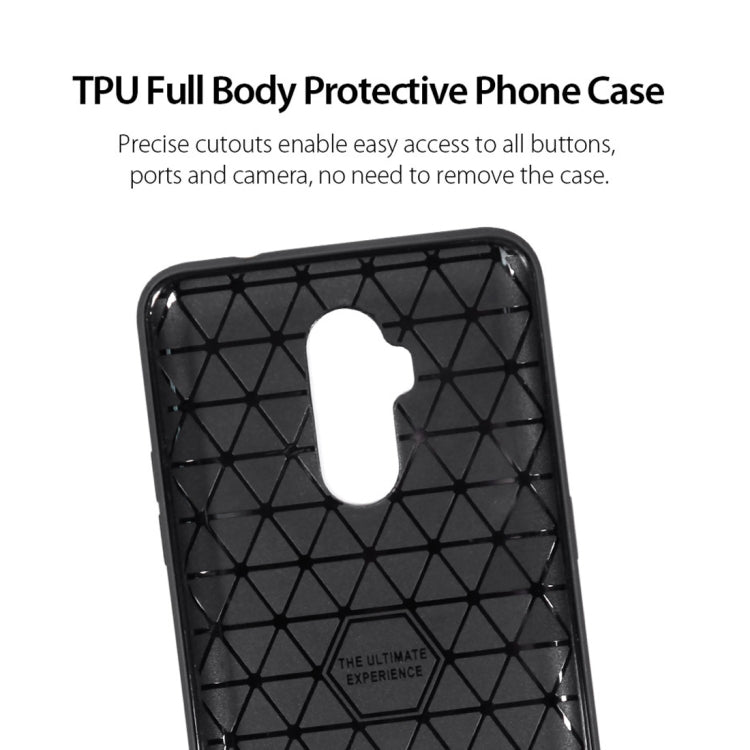 Shockproof Carbon Fiber Texture TPU Case for ULEFONG P6000 Plus / Power L3 (Black) by buy2fix