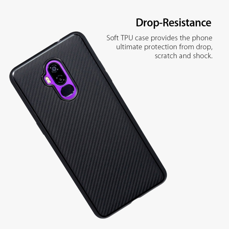 Shockproof Carbon Fiber Texture TPU Case for ULEFONG P6000 Plus / Power L3 (Black) by buy2fix