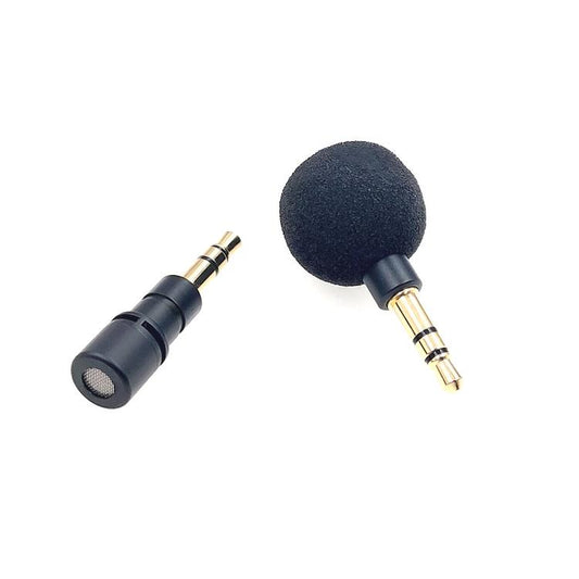 ZJ040MR Stereo 3.5mm Mobile Phone Tablet Laptop Electronic Equipment Mini Straight Microphone by buy2fix