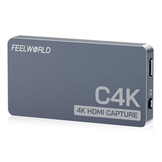 FEEWORLD C4K Video Capture 4K HDMI 60Hz In and Out USB-C Plug and Play for Streaming Gaming Video Conference - Video Capture Solutions by FEELWORLD | Online Shopping UK | buy2fix