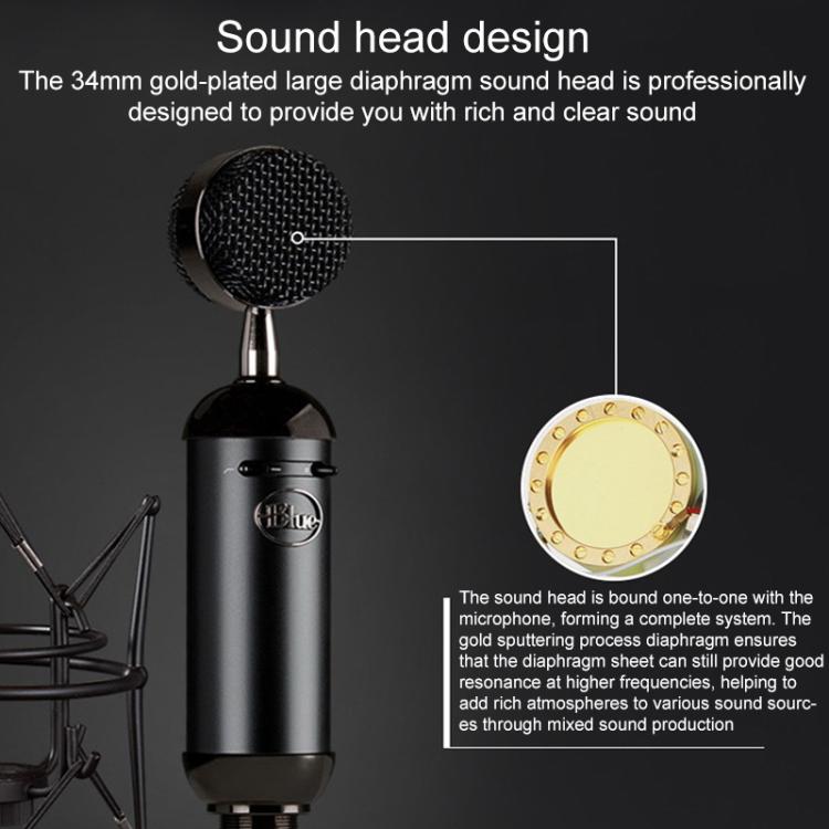 Logitech Blue Spark SL Network K Song Anchor Equipment Condenser Recording Microphone by Logitech