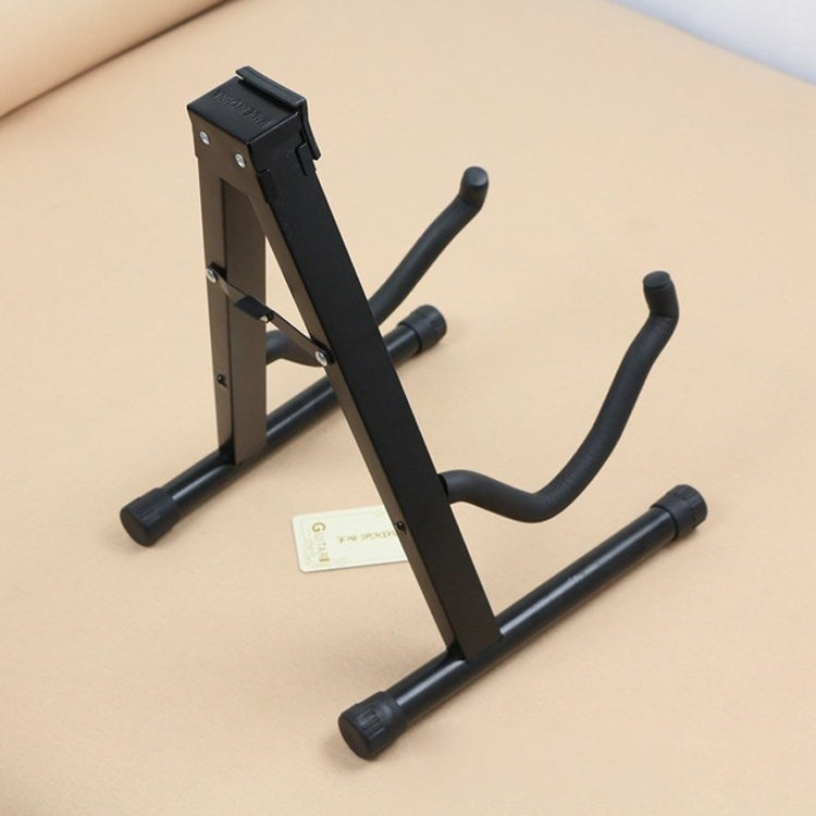 Universal Foldable Vertical Metal Guitar Stand - String Instrument Accessories by buy2fix | Online Shopping UK | buy2fix