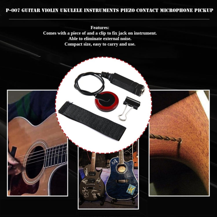For Wooden Guitar Pasteable Multifunctional Sound Pickup - String Instrument Accessories by buy2fix | Online Shopping UK | buy2fix