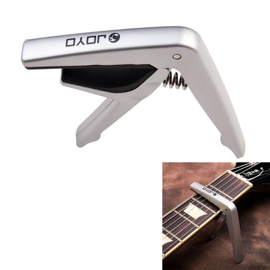 JOYO JCP-01 Guitar Capo Plastic Steel Lightweight Ukulele Capo (Silver) - String Instrument Accessories by JOYO | Online Shopping UK | buy2fix