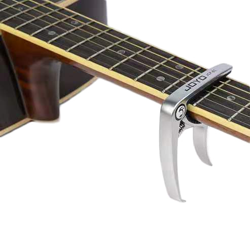 JOYO JCP-03 Zinc Alloy Guitar Capo Universal Capo for Acoustic Guitar Ukulele (Silver) - String Instrument Accessories by JOYO | Online Shopping UK | buy2fix