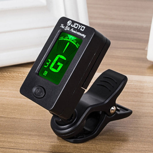 JOYO JT-01 Clip Type Universal String Instrument Tuner Multi-Function Guitar Electronic Tuner with Digital Display, Size: 4.5 x 4 x 2.4cm - Guitar Tuner Accessories by JOYO | Online Shopping UK | buy2fix