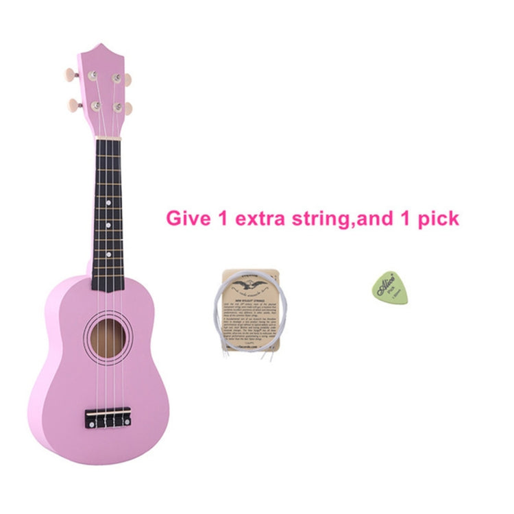 HM100 21 inch Basswood Ukulele Children Musical Enlightenment Instrument(Pink) - String Instrument Accessories by buy2fix | Online Shopping UK | buy2fix