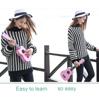 HM100 21 inch Basswood Ukulele Children Musical Enlightenment Instrument(Khaki) - String Instrument Accessories by buy2fix | Online Shopping UK | buy2fix