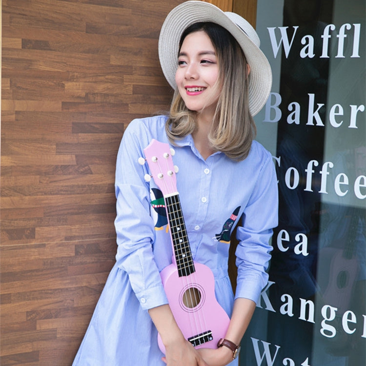 HM100 21 inch Basswood Ukulele Children Musical Enlightenment Instrument(Khaki) - String Instrument Accessories by buy2fix | Online Shopping UK | buy2fix