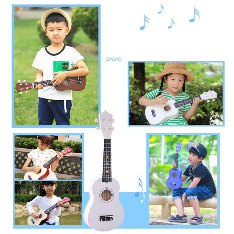HM100 21 inch Basswood Ukulele Children Musical Enlightenment Instrument(Khaki) - String Instrument Accessories by buy2fix | Online Shopping UK | buy2fix