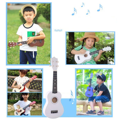 HM100 21 inch Basswood Ukulele Children Musical Enlightenment Instrument(Khaki) - String Instrument Accessories by buy2fix | Online Shopping UK | buy2fix