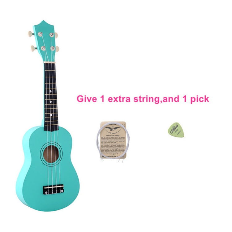 HM100 21 inch Basswood Ukulele Children Musical Enlightenment Instrument(Mint Green) - String Instrument Accessories by buy2fix | Online Shopping UK | buy2fix