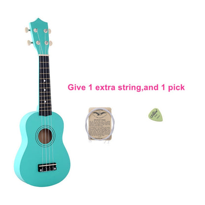 HM100 21 inch Basswood Ukulele Children Musical Enlightenment Instrument(Mint Green) - String Instrument Accessories by buy2fix | Online Shopping UK | buy2fix
