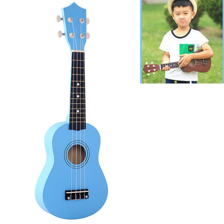 HM100 21 inch Basswood Ukulele Children Musical Enlightenment Instrument(Baby Blue) - String Instrument Accessories by buy2fix | Online Shopping UK | buy2fix