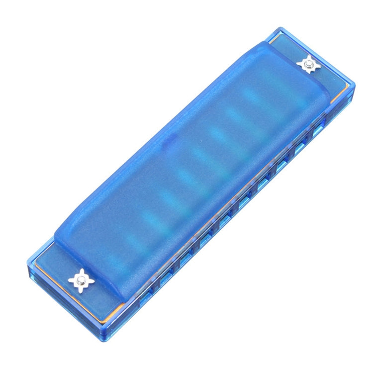 Swan SW1020-2 10 Holes 20 Tones Transparent Harmonicas Musical Instruments Diatonic Harp(Blue) - Wind Instrument Accessories by buy2fix | Online Shopping UK | buy2fix