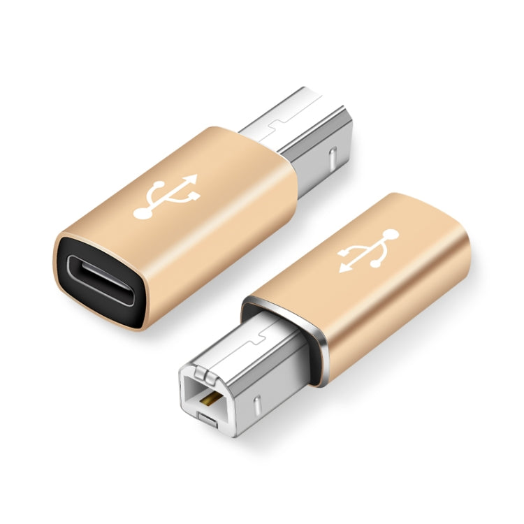 Type-C Female to MIDI Male Universal Adapter for Electronic Musical Instruments(Gold) - Keyboard Accessories by buy2fix | Online Shopping UK | buy2fix